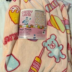 Candy Land Plush Throw Blanket